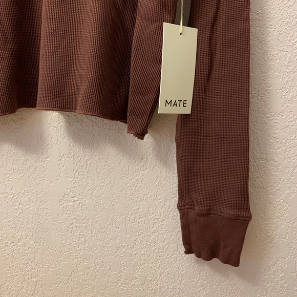 MATE the label organic thermal boxy top - Picture 3 of 6